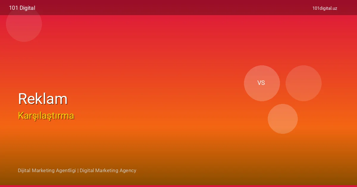 Reklam — 101 Digital | 2026