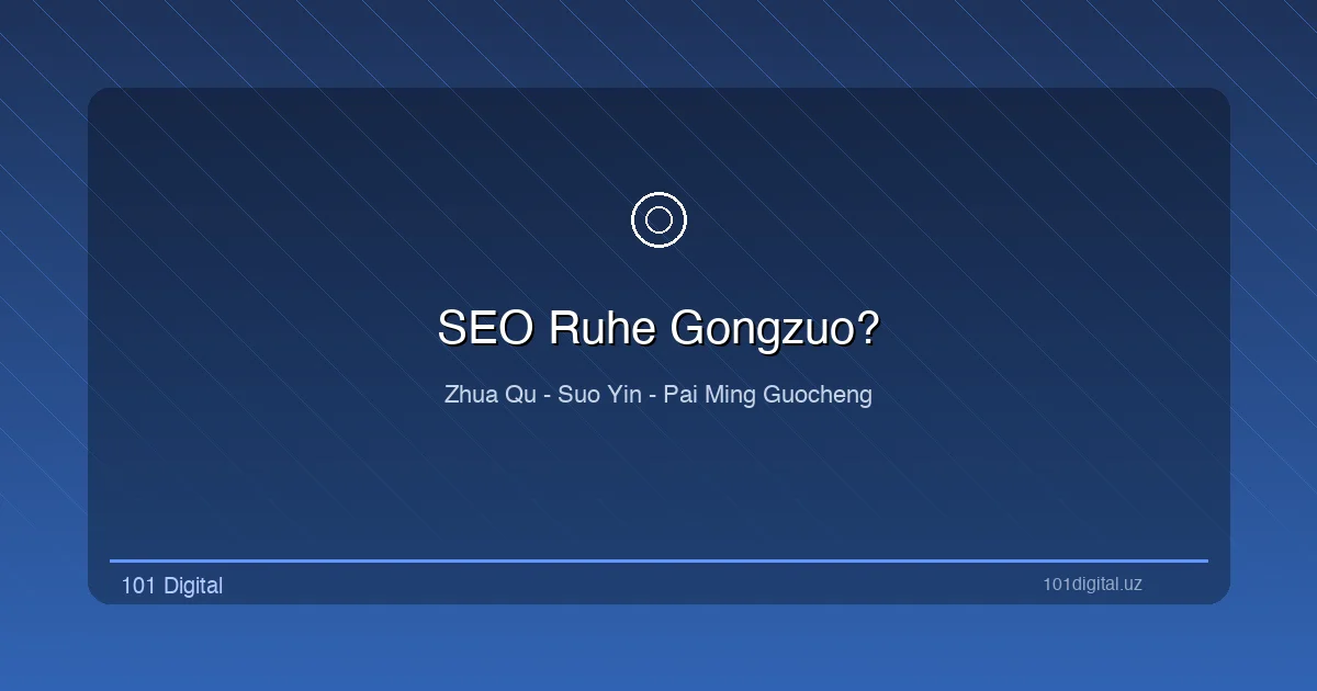 SEO工作原理：Google抓取、索引和排名过程图