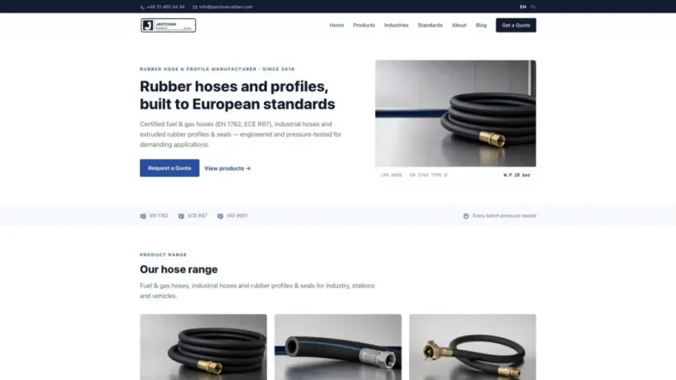 Jastchuk Rubber — jastchukrubber.com